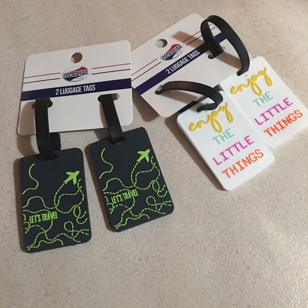 ✈️ 4 Pack Luggage Tags!